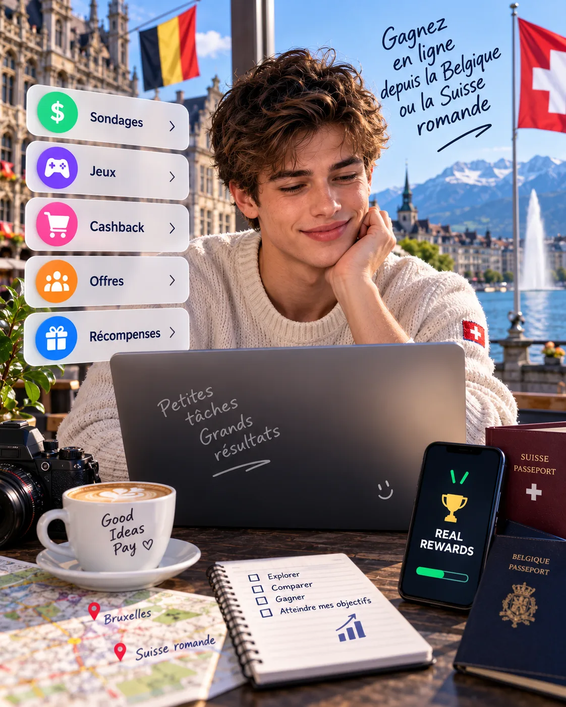 GPT Sites in Belgium & Switzerland 2026: What Actually Pays for English Speakers