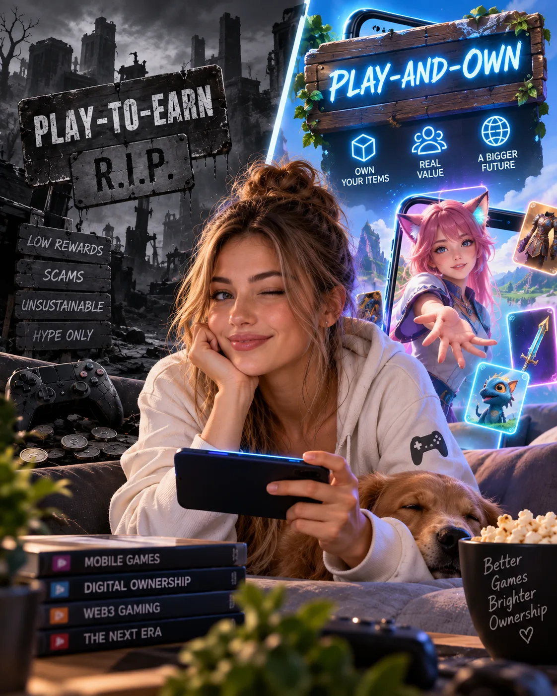 Play-to-Earn Is Dead: What Play-and-Own Means for Mobile Gamers in 2026