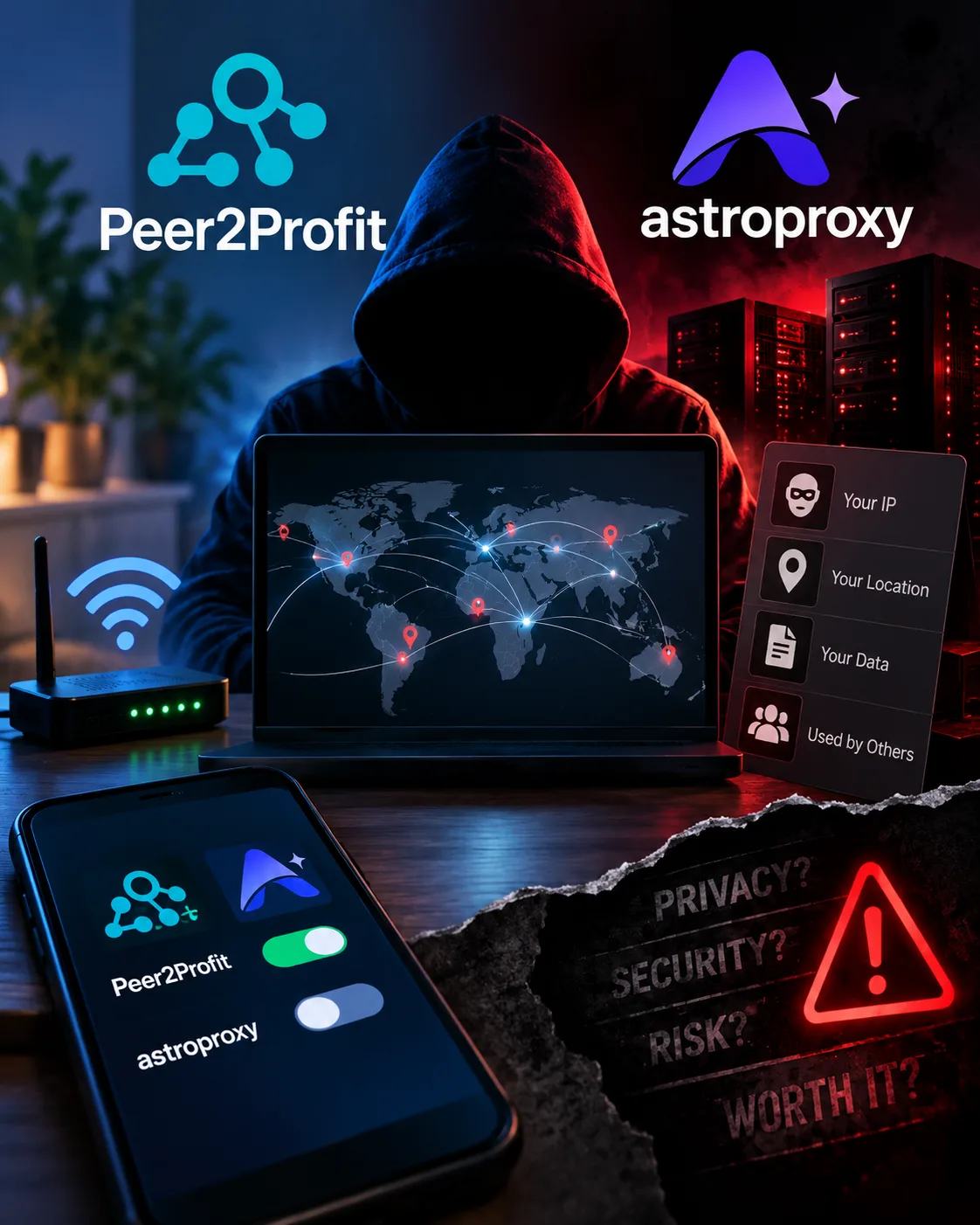 Peer2Profit and Astroproxy: The Dark Side of Bandwidth Sharing (2026 Investigation)