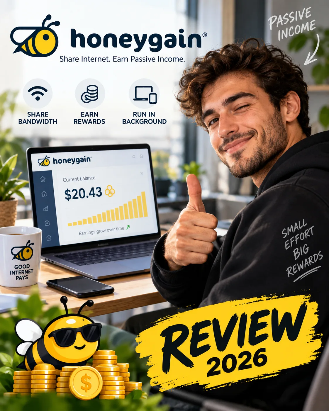 Honeygain Review 2026: Platform Analysis — Real Earnings & Verdict