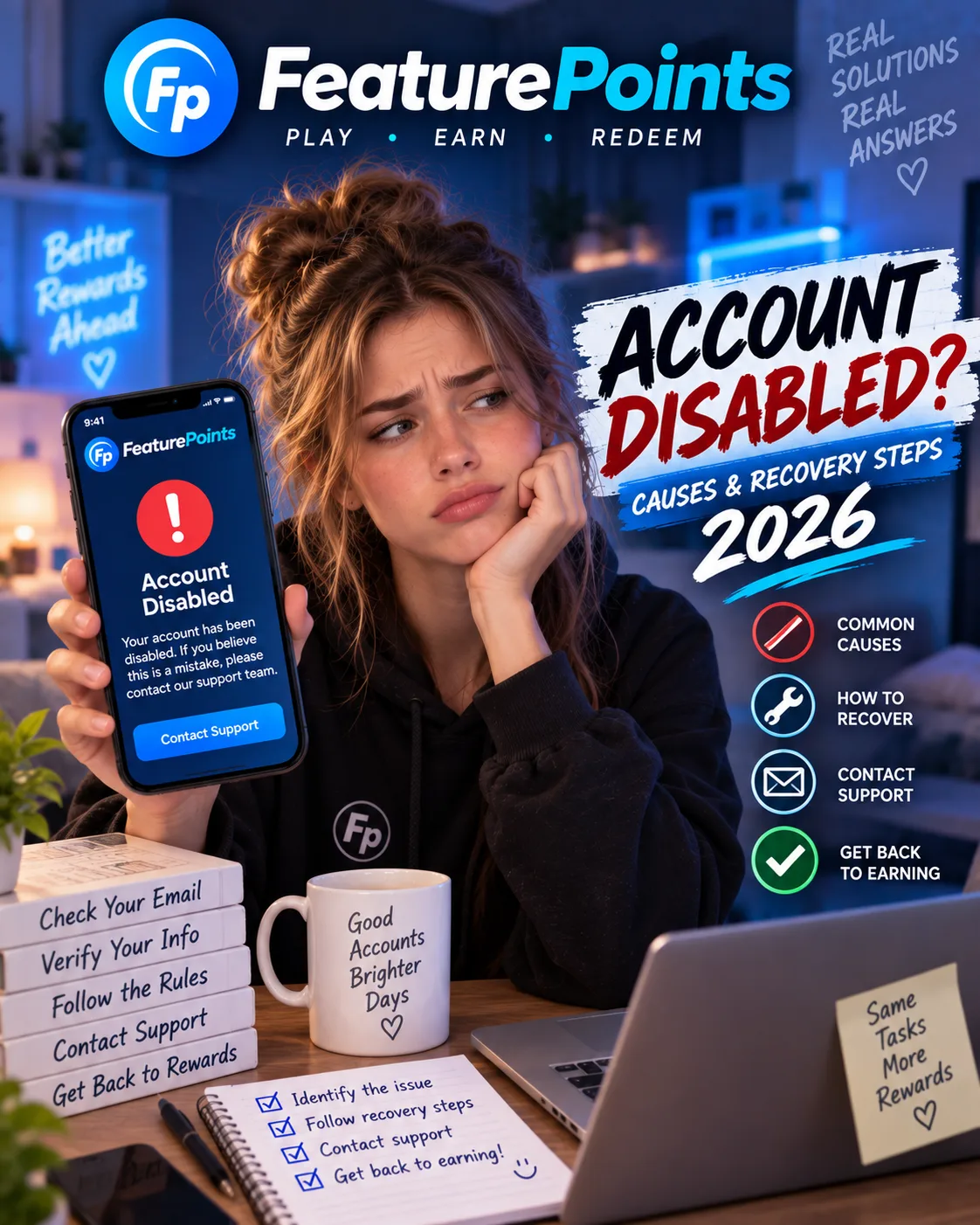 FeaturePoints Account Disabled? Causes & Recovery Steps (2026)