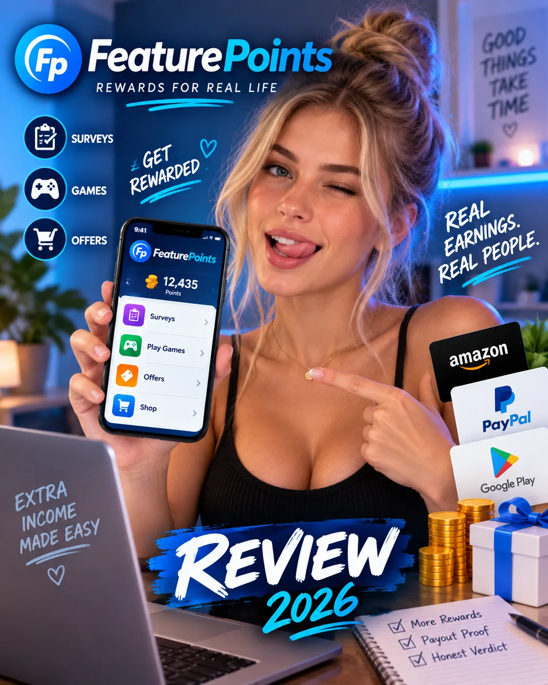 FeaturePoints Review 2026: Platform Analysis — Real Earnings & Verdict