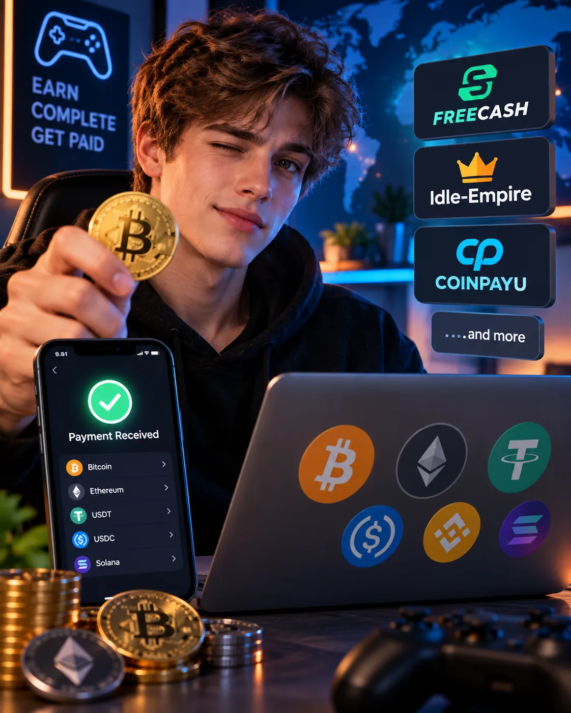 Crypto Payouts on GPT Sites: Freecash, Idle-Empire & More Compared (2026)