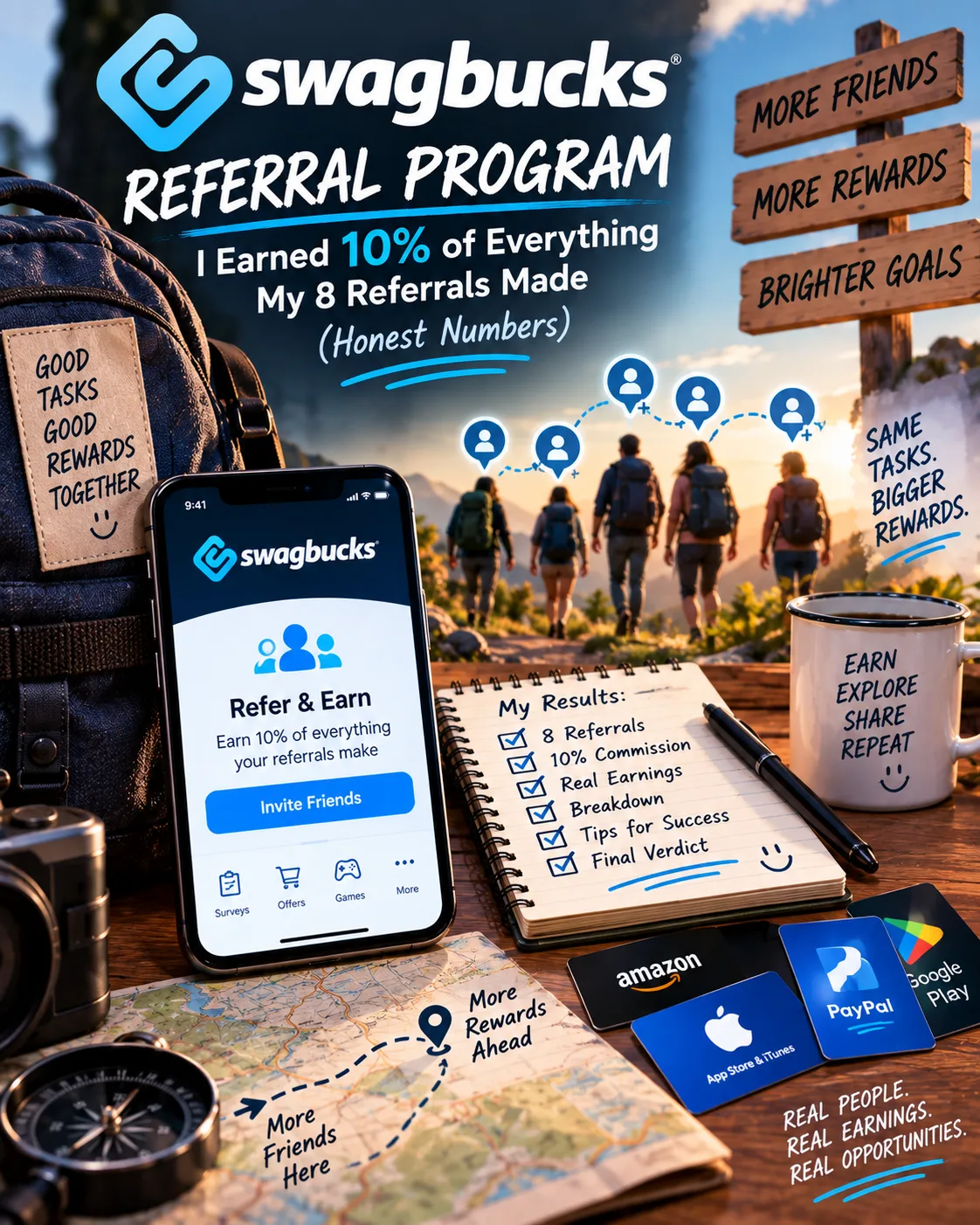 Swagbucks Referral Program: Platform information and limitations
