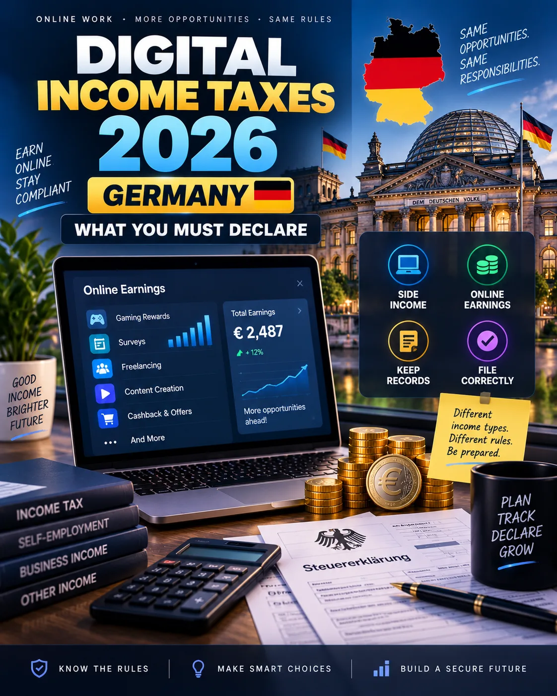 Taxes on Extra Digital Income in Germany 2026: What You Must Declare