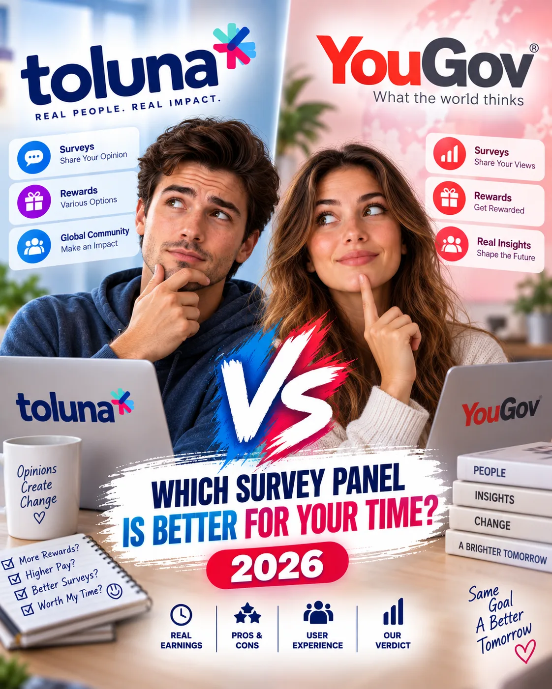 Toluna vs YouGov 2026: Which Survey Panel Is Better for Your Time?