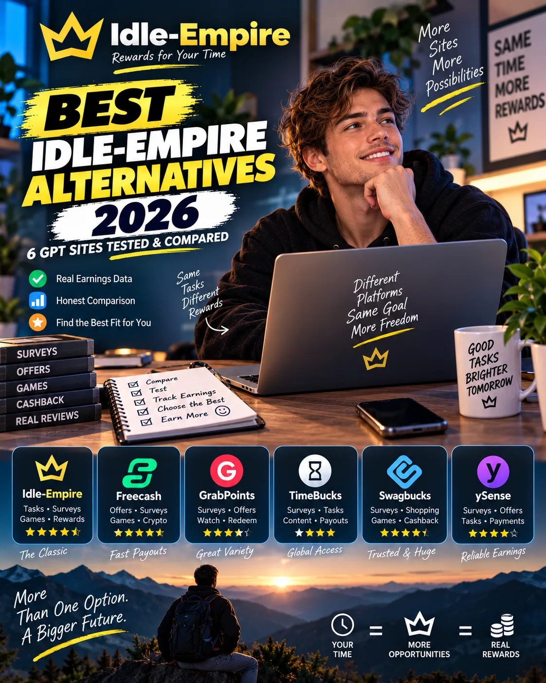 Meilleures alternatives à Idle-Empire 2026 : 6 sites GPT analysés
